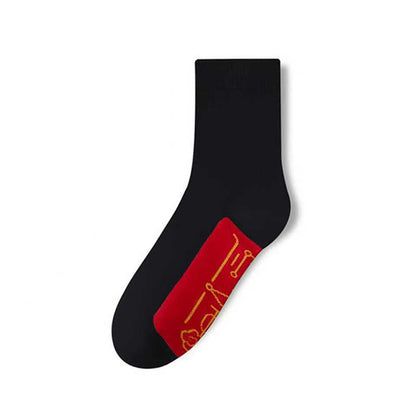 Viertelstrümpfe mit elastischem Bündchen (5 Paar) - image 10