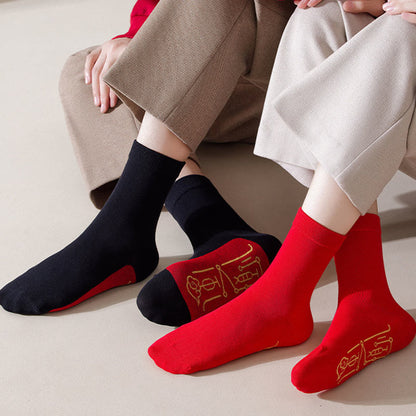 Viertelstrümpfe mit elastischem Bündchen (5 Paar) - image 3