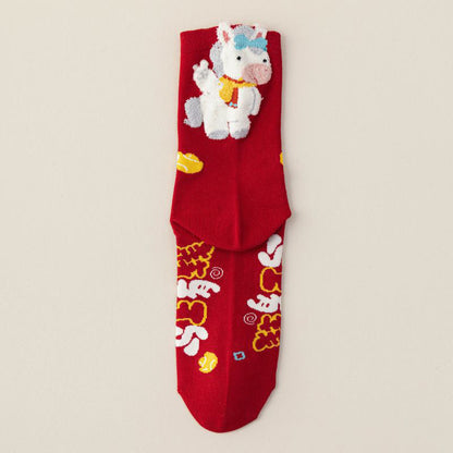Neujahrsgrüße-Socken (5 Paar) - image 19