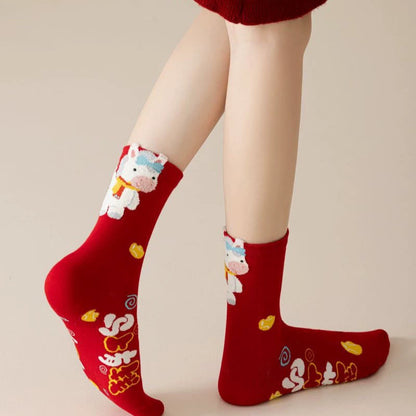Neujahrsgrüße-Socken (5 Paar) - image 9
