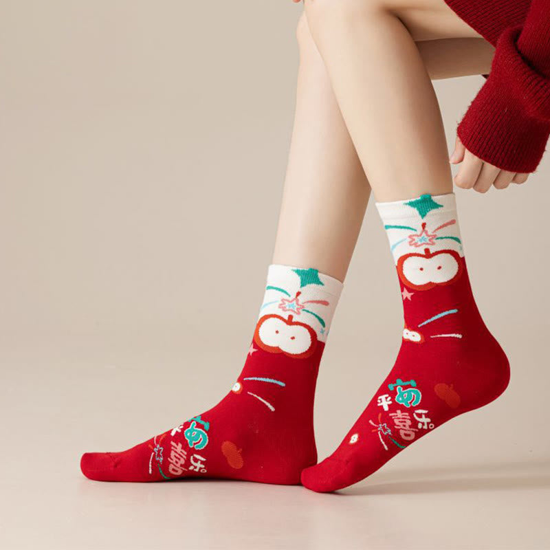 Neujahrsgrüße-Socken (5 Paar) - image 12