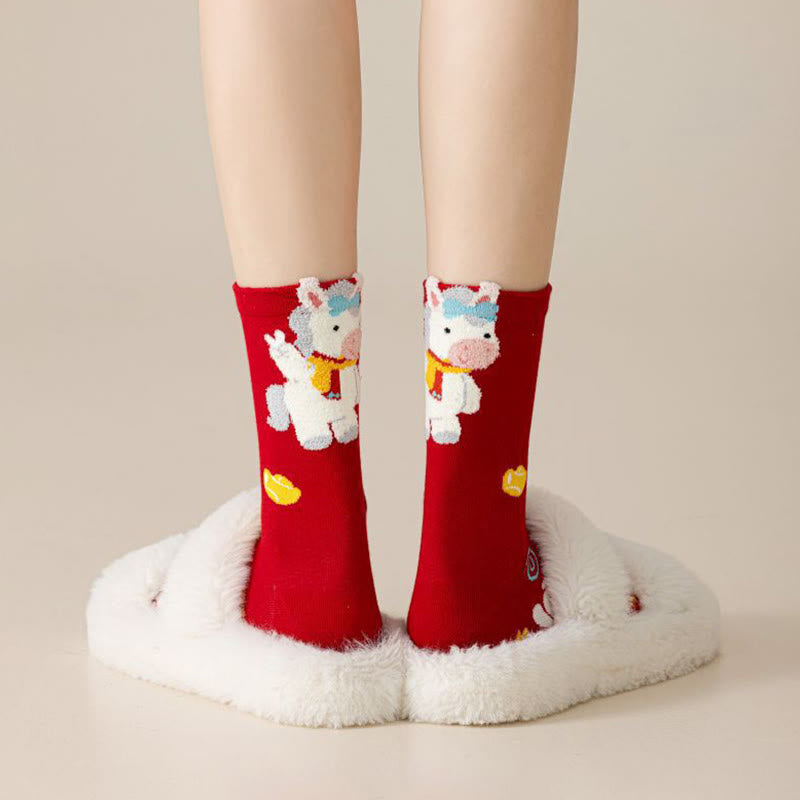 Neujahrsgrüße-Socken (5 Paar) - image 5