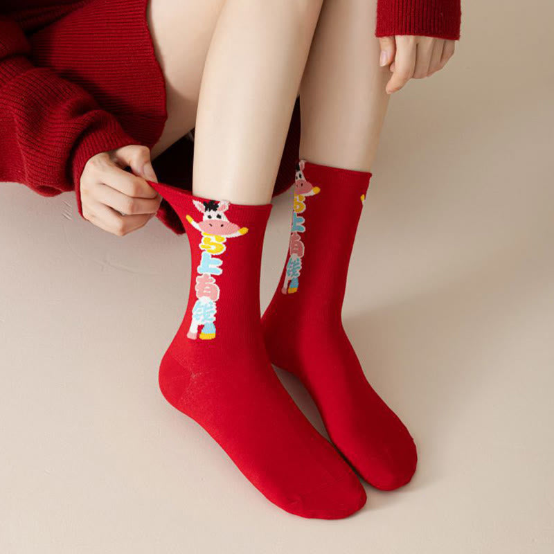 Neujahrsgrüße-Socken (5 Paar) - image 2