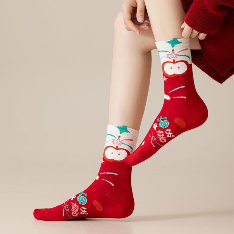 Neujahrsgrüße-Socken (5 Paar) - image 4