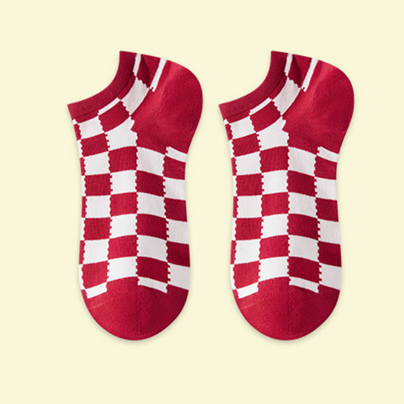 Festliche rote Knöchelsocken (5 Paar) - image 14