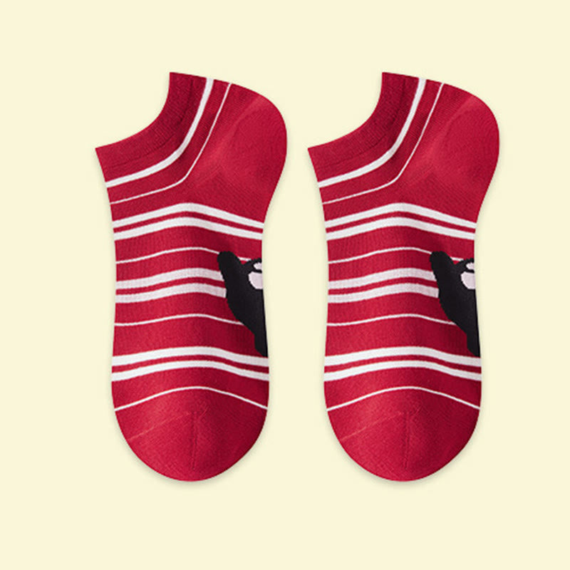 Festliche rote Knöchelsocken (5 Paar) - image 13