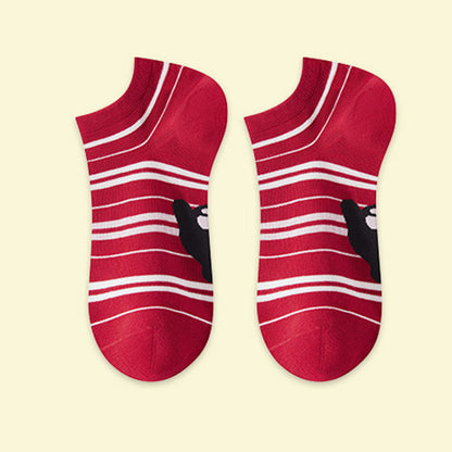 Festliche rote Knöchelsocken (5 Paar) - image 13