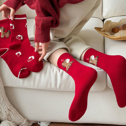 Pony-Socken mit Cartoon-Motiven (5 Paar) - image 7