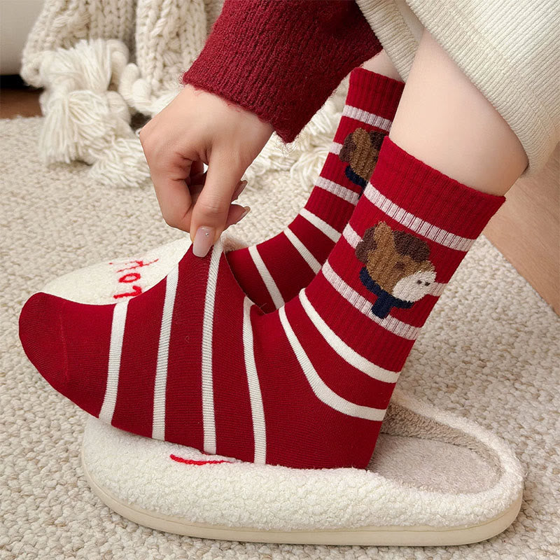 Pony-Socken mit Cartoon-Motiven (5 Paar) - image 1