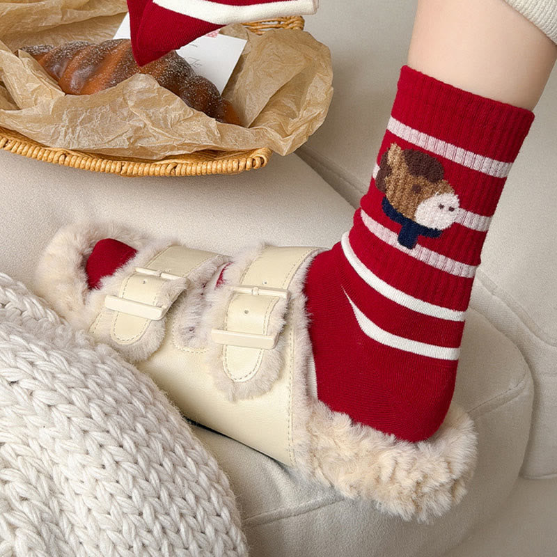 Pony-Socken mit Cartoon-Motiven (5 Paar) - image 10