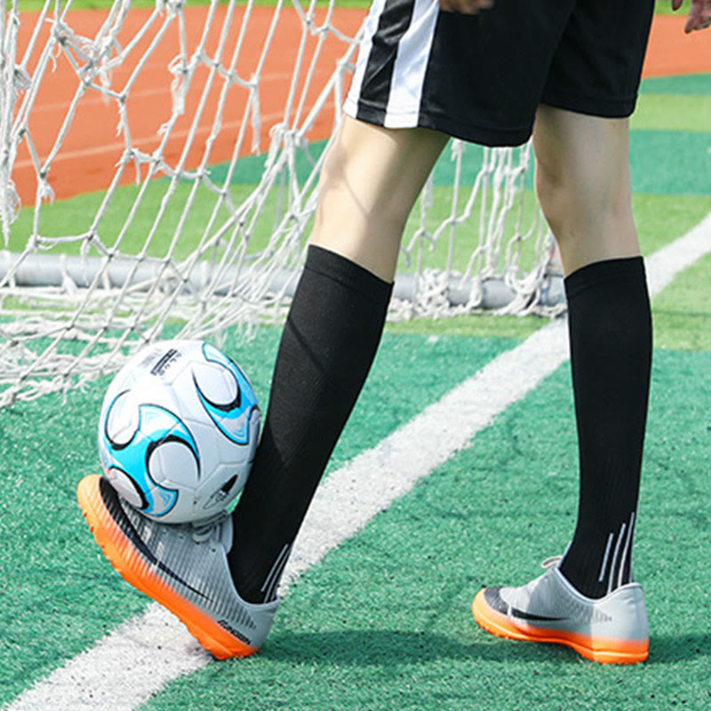 Sportliche Kompressionsstrümpfe mit vertikalen Streifen (3 Paar) - image 6