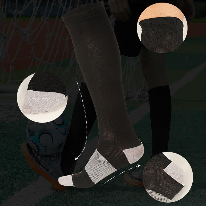 Sportliche Kompressionsstrümpfe mit vertikalen Streifen (3 Paar) - image 7