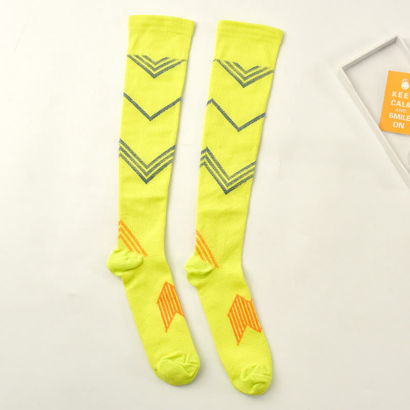 Sport-Kompressionsstrümpfe (5 Paar) - Grün - S/M - image 8