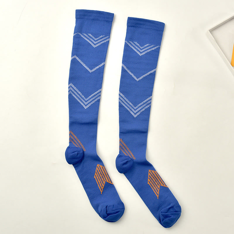 Sport-Kompressionsstrümpfe (5 Paar) - Blau - S/M - image 11