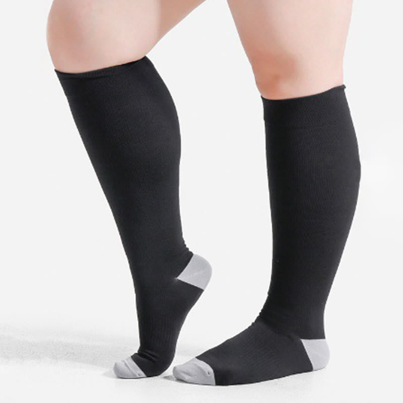 Plus-Size-Kompressionsstrümpfe aus weicher Bambusfaser - image 5
