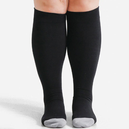 Plus-Size-Kompressionsstrümpfe aus weicher Bambusfaser - image 0