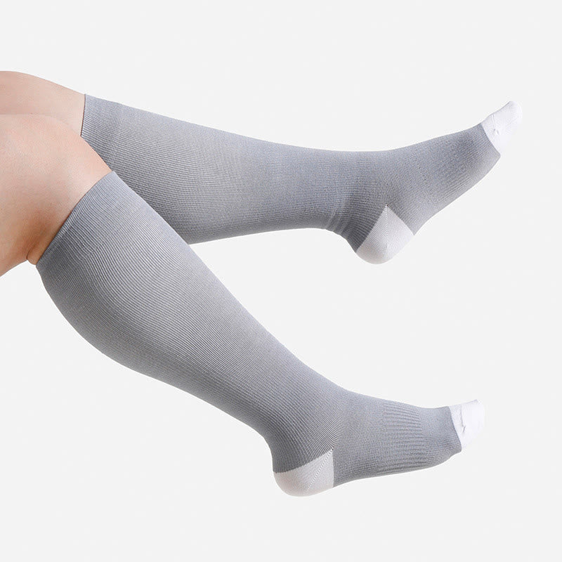 Plus-Size-Kompressionsstrümpfe aus weicher Bambusfaser - image 13