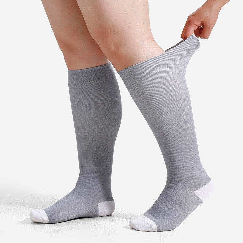 Plus-Size-Kompressionsstrümpfe aus weicher Bambusfaser - image 8