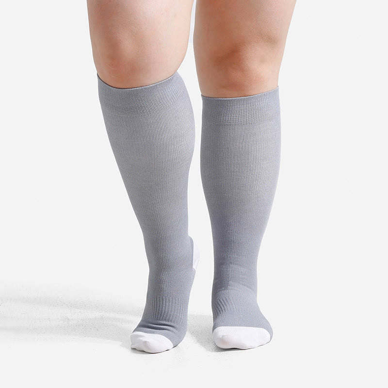 Plus-Size-Kompressionsstrümpfe aus weicher Bambusfaser - image 7