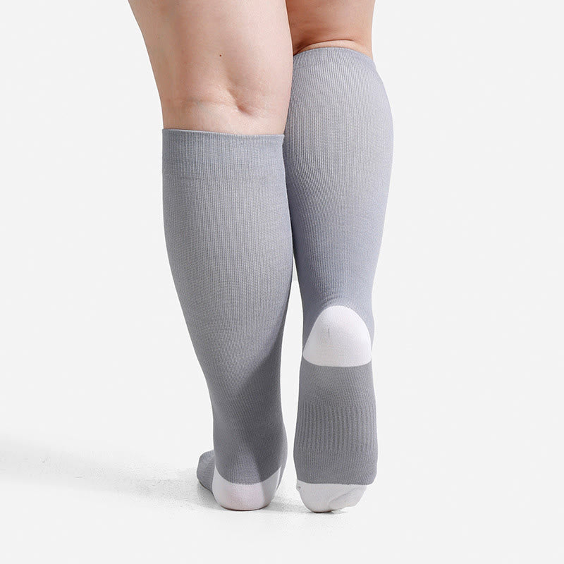 Plus-Size-Kompressionsstrümpfe aus weicher Bambusfaser - image 11