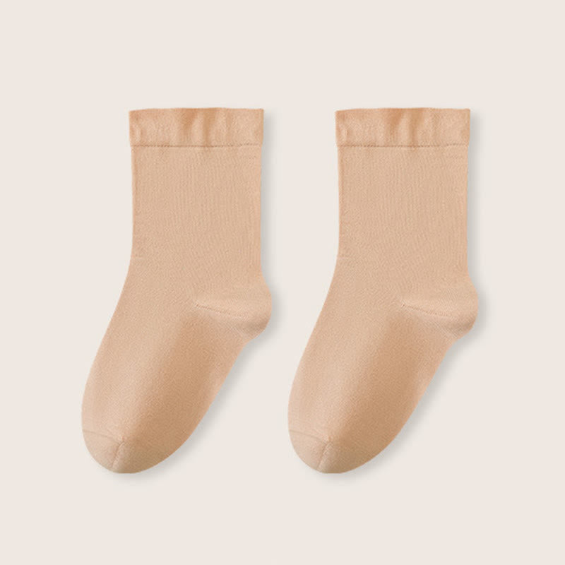 Breite Schlafsocken aus Baumwolle (3 Paar) - Orange - EU36-40 (US3-7) - image 14