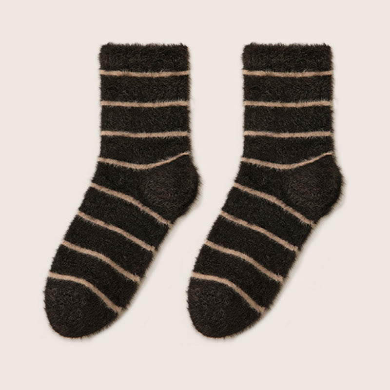 Thermoschlafsocken aus doppeltem Fleece (3 Paar) - Schwarz - EU36-40 (US3-7) - image 14