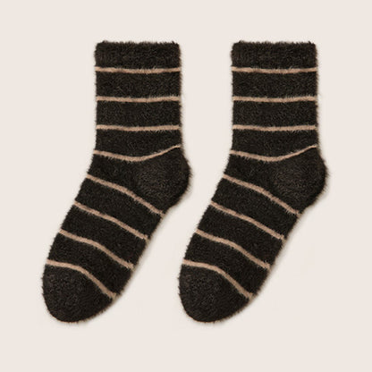 Thermoschlafsocken aus doppeltem Fleece (3 Paar) - Schwarz - EU36-40 (US3-7) - image 14