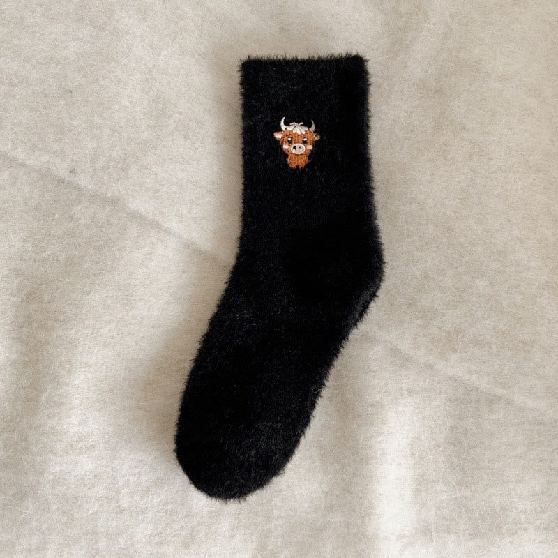 Kuschelige Kuhviertel-Socken (5 Paar) - Schwarz - EU36-42 (US3-8,5) - image 9