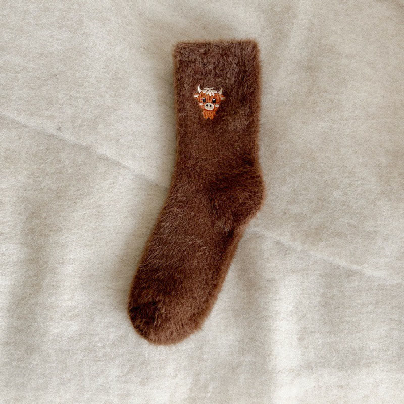 Kuschelige Kuhviertel-Socken (5 Paar) - Kaffee - EU36-42 (US3-8,5) - image 11
