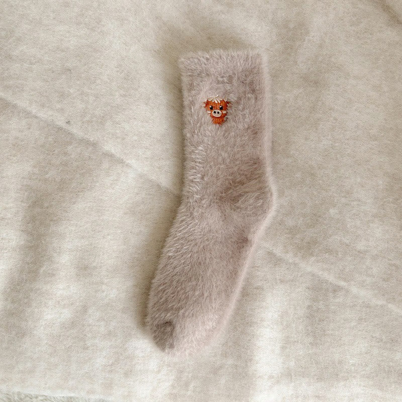 Kuschelige Kuhviertel-Socken (5 Paar) - Khaki - EU36-42 (US3-8,5) - image 12
