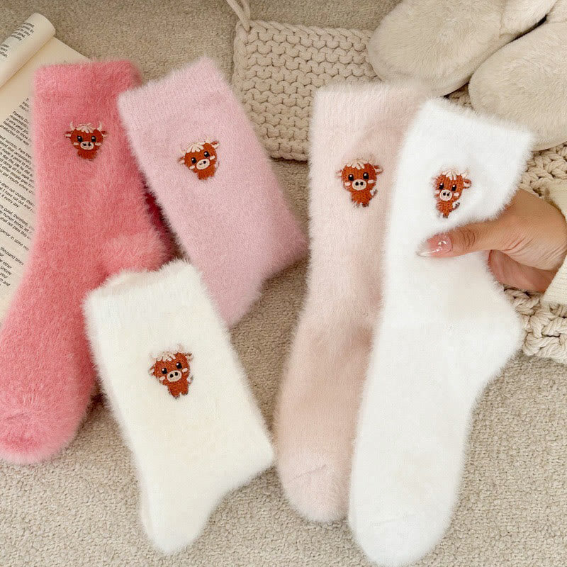 Socken mit Kuhmotiven (5 Paar) - Mehrfarbig - EU36-42 (US3-8,5) - image 3