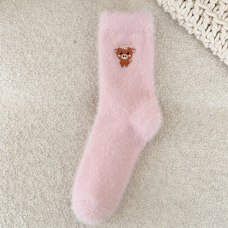 Socken mit Kuhmotiven (5 Paar) - Lila - EU36-42 (US3-8,5) - image 7