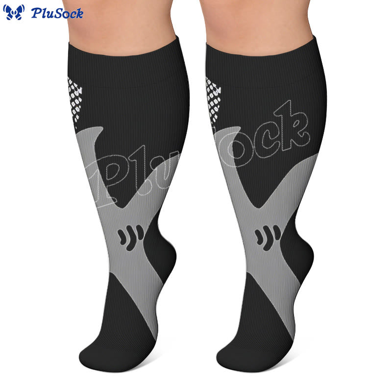 Sportkompressionsstrümpfe für weite Waden in Übergrößen 2XL-7XL (3 Paar) - image 7