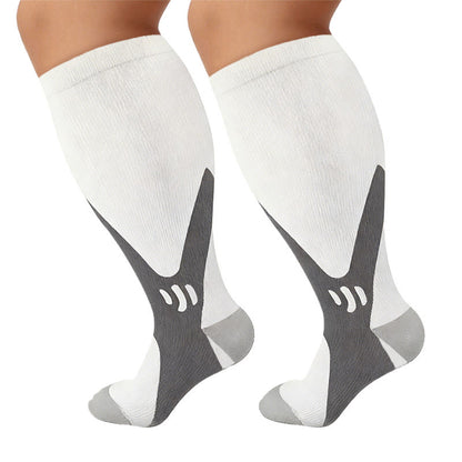 Sportkompressionsstrümpfe für weite Waden in Übergrößen 2XL-7XL (3 Paar) - image 11
