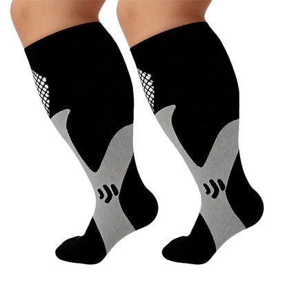 Sportkompressionsstrümpfe für weite Waden in Übergrößen 2XL-7XL (3 Paar) - image 9