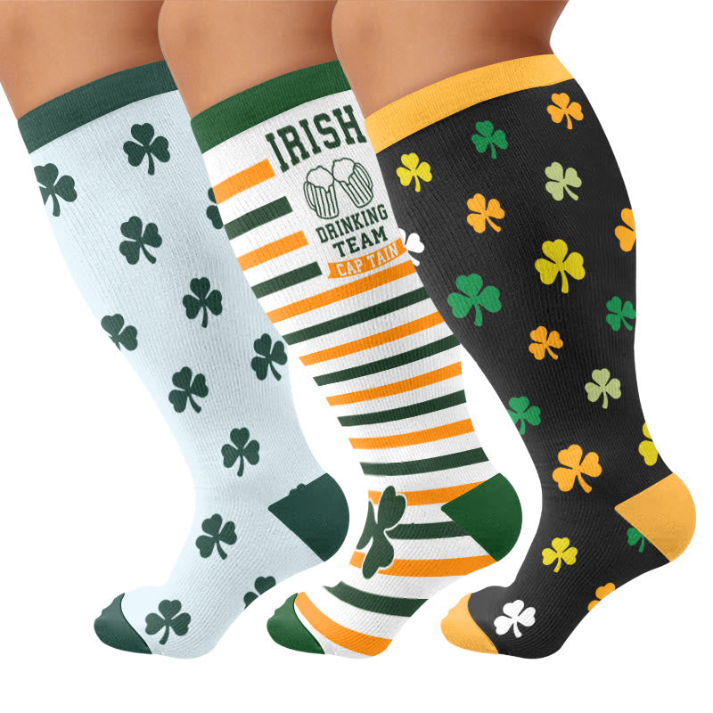 Shamrock Kompressionsstrümpfe in Übergröße - image 1