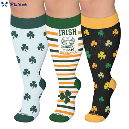 Shamrock Kompressionsstrümpfe in Übergröße - image 0