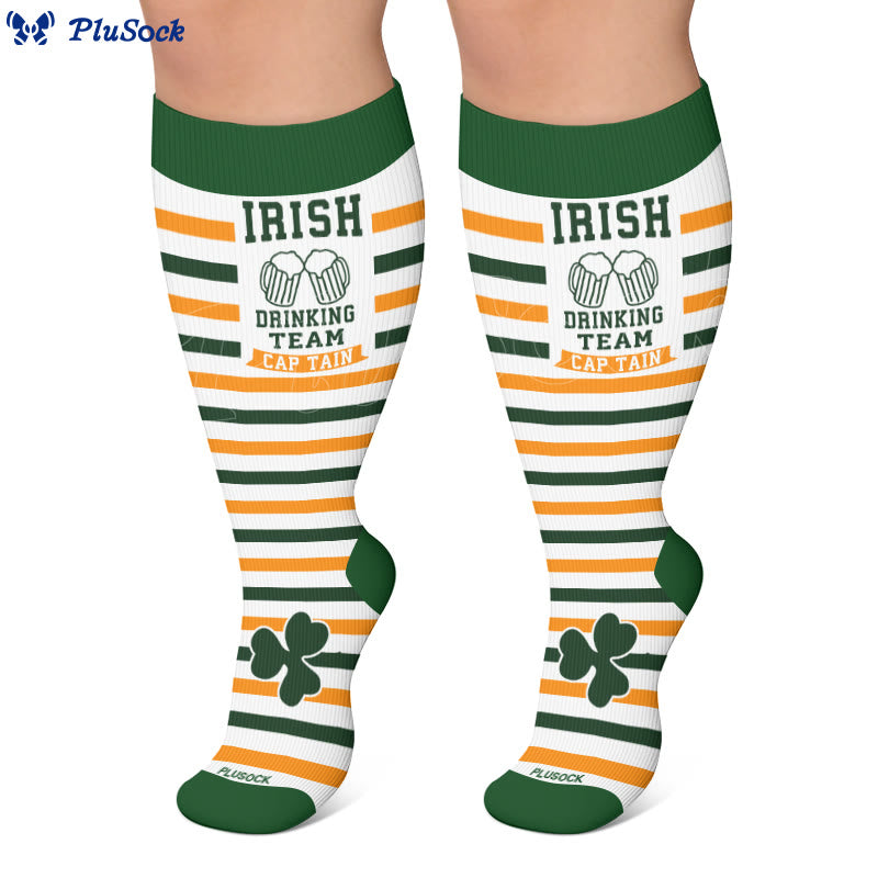 Shamrock Kompressionsstrümpfe in Übergröße - image 4