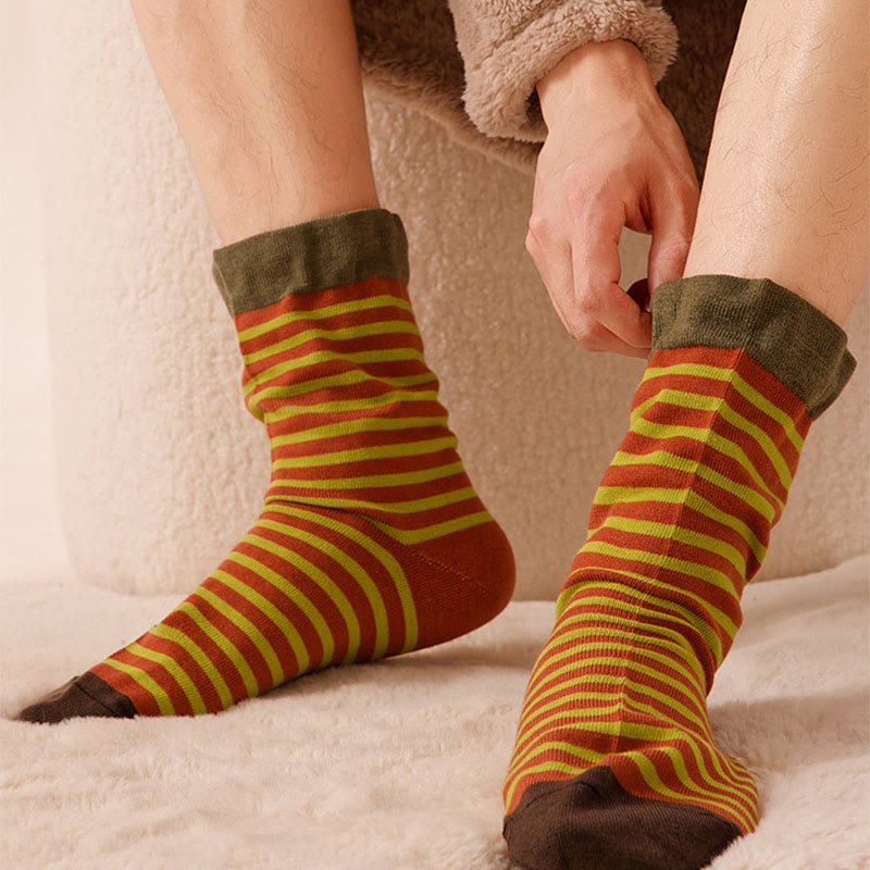 Schlafsocken aus Wolle mit Streifenmuster (2 Paar) - image 7