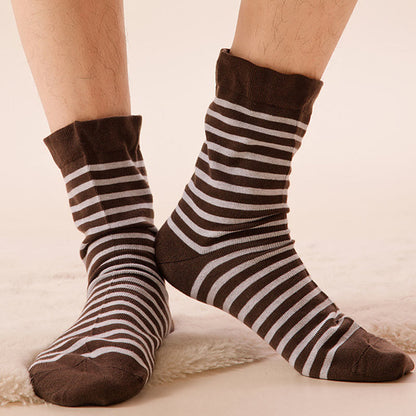 Schlafsocken aus Wolle mit Streifenmuster (2 Paar) - image 5