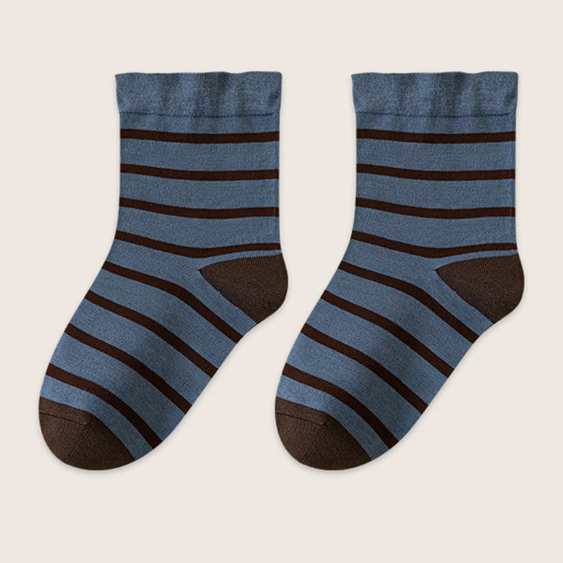 Klassische gestreifte Schlafsocken (2 Paar) - Marineblau - EU36-40 (US3-7) - image 13
