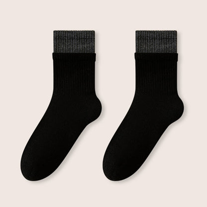 Schlafsocken mit elastischem Bündchen (2 Paar) - Schwarz - EU36-40 (US3-7) - image 11