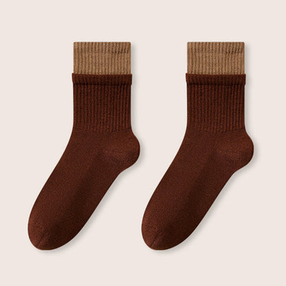 Schlafsocken mit elastischem Bündchen (2 Paar) - Braun - EU36-40 (US3-7) - image 12