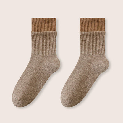 Schlafsocken mit elastischem Bündchen (2 Paar) - Kamel - EU36-40 (US3-7) - image 14