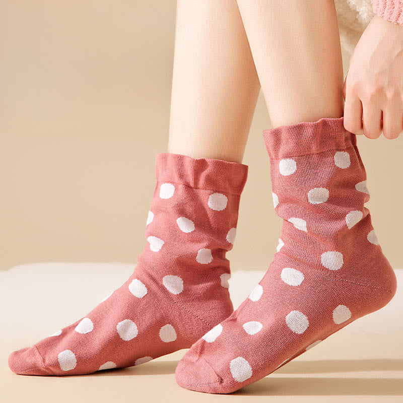 Schlafsocken mit Polka-Dots (2 Paar) - image 3