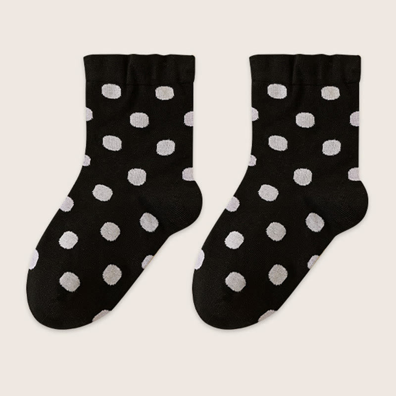 Schlafsocken mit Polka-Dots (2 Paar) - Schwarz - EU36-40 (US3-7) - image 11