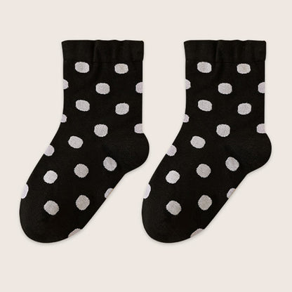 Schlafsocken mit Polka-Dots (2 Paar) - Schwarz - EU36-40 (US3-7) - image 11