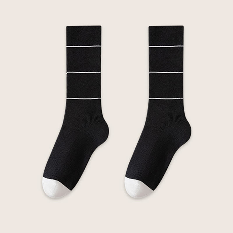 Weiche, natürlich gefärbte Schlafsocken (3 Paar) - Schwarz - EU39-45 (US6-11) - image 9