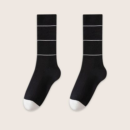 Weiche, natürlich gefärbte Schlafsocken (3 Paar) - Schwarz - EU39-45 (US6-11) - image 9