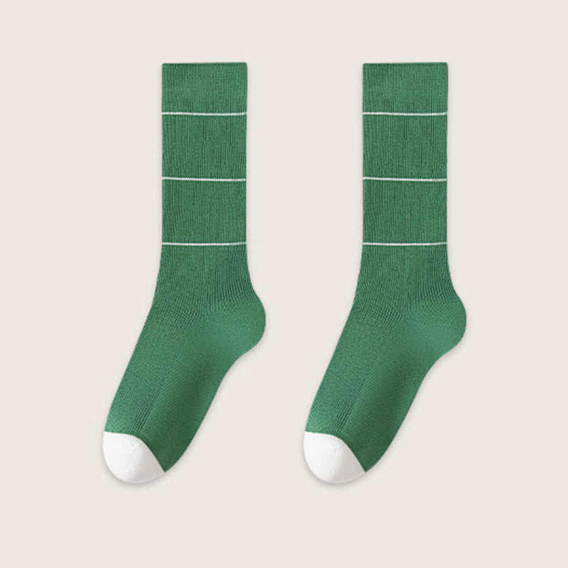Weiche, natürlich gefärbte Schlafsocken (3 Paar) - Grün - EU39-45 (US6-11) - image 11